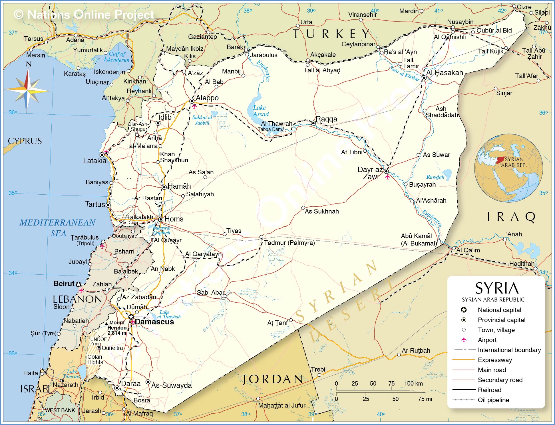 SYRIA MAP